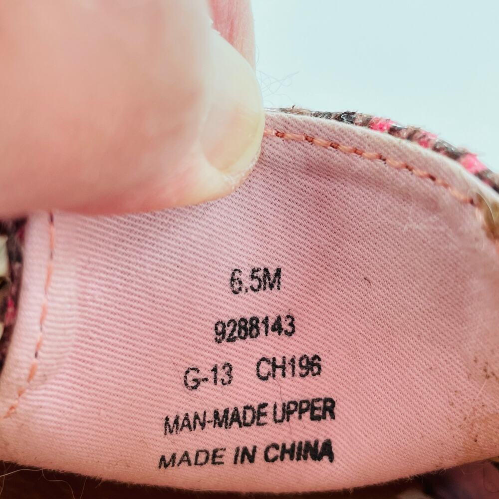 Sperry Top-Sider Pink Snakeskin Flats Loafers Boat Deck Shoes 6.5 - Picture 8 of 8